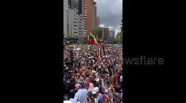 New opposition march in Venezuela one month before elections
