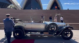 International superstar Sarah Brightman arrival to make her long awaited Sydney Opera House debut, Sydney, Australia