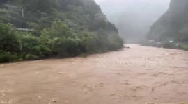 Typhoon Shanshan – Rivers Swell In Kyushu Due To Heavy Rainfall