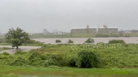 Typhoon Shanshan – Rivers Swell In Kyushu Due To Heavy Rainfall 2