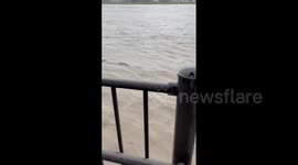 Typhoon Shanshan – Rivers Swell In Kyushu Due To Heavy Rainfall 5
