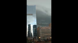 Storm clouds over Chicago, Illinois