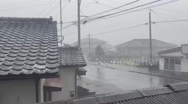 Typhoon Shanshan – Strong Winds, Heavy Rains Lash Southwestern Japan 9