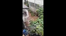Children rescued from swift water in Villa San Juan, Taytay, Rizal