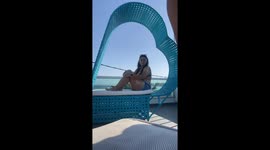Friends Tip Over in Heart-Shaped Chair