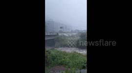 Typhoon Shanshan – Rivers Swell In Kyushu Due To Heavy Rainfall 10