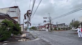 Typhoon Shanshan – Storm Leaves Damage In Kyushu 5