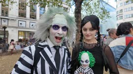 Justin Theroux and Nicole Brydon Bloom Adepart the after party of the  Beetlejuice Beetlejuice film premiere in London