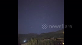 STARLINK TRAIN G8-6 DAY 2 SPLIT IN TWO TRAINS , 2 DAYS AFTER FLORIDA LAUNCH, SEEN IN SWITZERLAND.