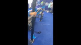 Punching bag doesn't stand a chance as two dynamic seniors flex ‘Masterful’ boxing technique