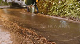 USA: Encino Water Main Break