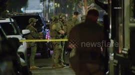 USA: Long Beach SWAT Response For Shooting at Residence