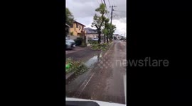 Japan: Typhoon Shanshan: Damage In Miyazaki City, Japan
