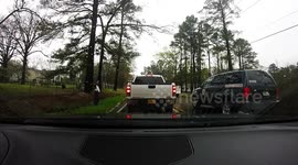 18-Wheeler Overturned 3-18-16