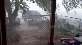 Early summer rain storm. SE New Mexico