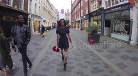 Winnie Harlow attends Magnum pop-up store launch party in London