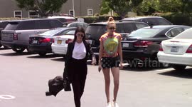 Kendall Jenner and Gigi Hadid go to Mauro's cafe in Hollywood