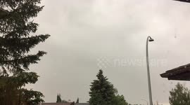 Lightning storm in Edmonton