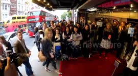 Laura Whitemore attends the The Spoils play press night