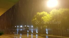 Raining hard by UNT