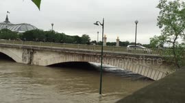 The River Seine is at its highest since 1982