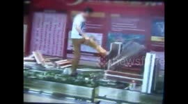 Man smashes architect's models after disagreement with property company