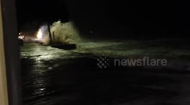 Huge storm brings flooding to Terrigal Surf Lifesaving Club, Australia
