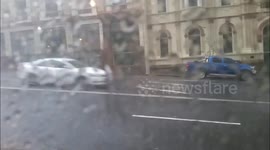 Rain Storm & Flash Flooding in Sydney CBD - 5 June 2016
