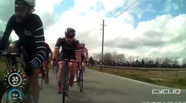 Cycliq Fly6: Bizarre Crash at Finish Line