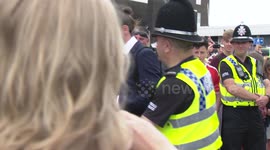 Footballer Gareth Bale at Cardiff Airport
