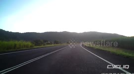 What made this cyclist stop in his tracks