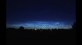 TV Astronomer explains what the beautiful noctilucent clouds are