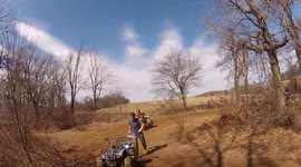 Wait for it... Bad Four Wheeler Crash Caught on GoPro