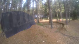 funny bike jump fail