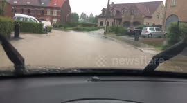 Wateroverlast sint-pieters-leeuw belgie