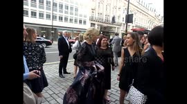 Emilia Fox  arrives at the private view of the   Royal Academy Summer Exhibition