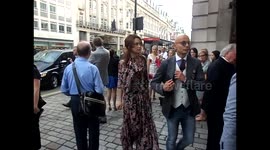 Olga Kurylenko  arrives at the private view of the   Royal Academy Summer Exhibitio
