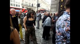 Singer Charli XCX arrives at the private view of the Royal Academy Summer Exhibition