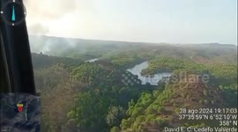 Spain: Aerial Forces Mobilized to Combat Calanas Wildfire