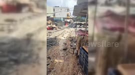 Palestine: The Israeli forces continue to invade Jenin, causing widespread destruction in the streets and infrastructure