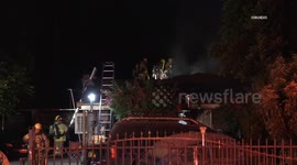 USA: Muscoy Structure Fire