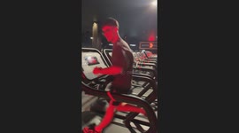 Treadmill fall in Darlington, UK: person hits knees and face