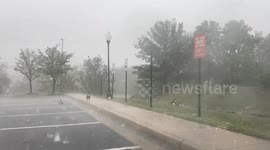 US: Large Hail Hits Northern Virginia