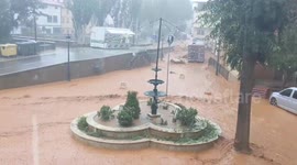 DANA storm floods Herrera de los Navarros