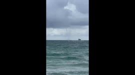 Waterspout spotted off Miami Beach coast