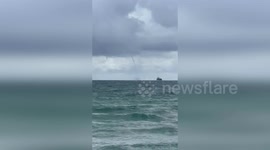 United States: Waterspout Spotted Off Miami Beach