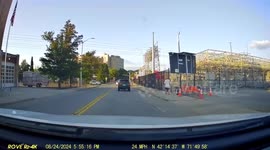 Dashcam Captures Double Collision