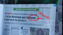 It is very unusual to see an orthographic error in a printed version of a N°1 newspaper (furthermore in a title).  Orthographic mistake (unacceptable in a paper version, furthermore in a title) spotted in the newspaper France-Antilles.  The correct spelli