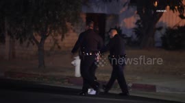 USA: Mission Hills Police Arrest Alleged Pursuit Suspect Who Struck LAPD Unit