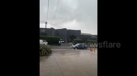 Australia: Hail Brought By Wild Weather Hits Melbourne